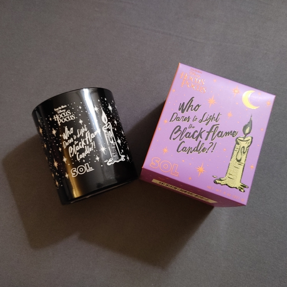 Colourpop LIMITED EDITION Hocus Pocus Black Flame Candle
